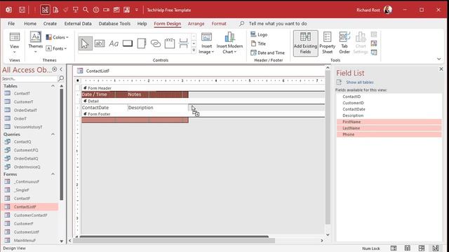 Editing Records In Multi-Table Forms In Microsoft Access (Forms Based On Multiple Table Queries)