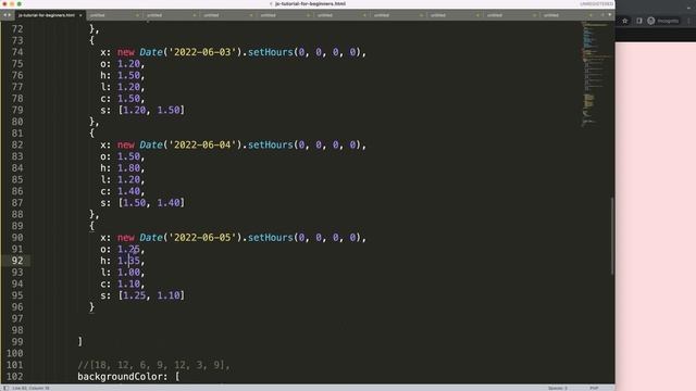 How to Create Custom Candlestick Chart In Chart JS Part 1 смотреть онлайн