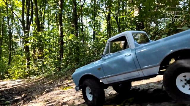 RC crawler Traxxas TRX-4 Chevrolet C10 1967 pickup Axial 1/10 scale Chevy trail adventure off-road смотреть онлайн