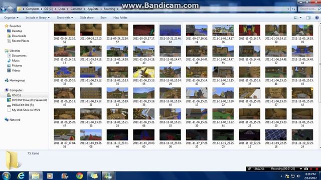 How to access your minecraft screenshots! (Yeah some people don't know how!) смотреть онлайн