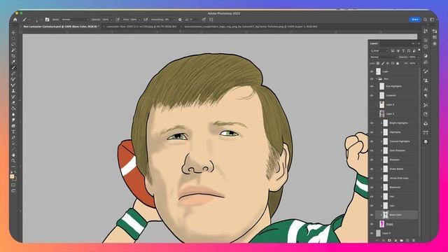 Ron Lancaster Caricature смотреть онлайн