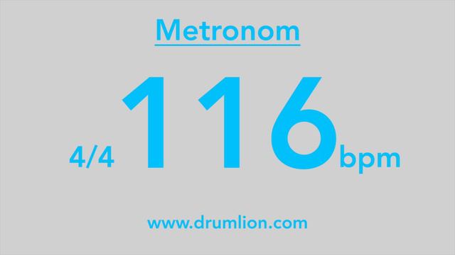 116 bpm - 4/4 | DRUMLION смотреть онлайн