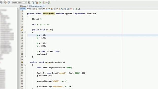 Move String In Applet Part - 2 || JAVA смотреть онлайн