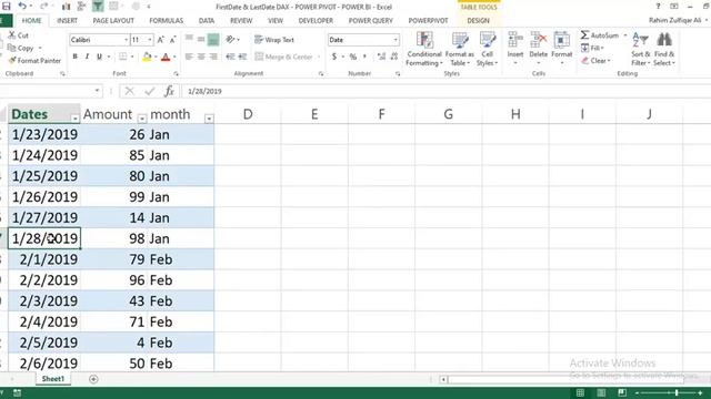 DAX - FIRSTDATE & LASTDATE With Example (PowerPivot / POWERBI) смотреть онлайн