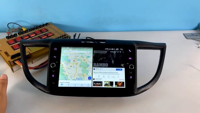 New Developed Honda CRV 8" Touch Screen Radio support OEM Backup Camera смотреть онлайн