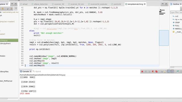 OpenCV find rotated and scaled template with ORB and BFMatcher смотреть онлайн