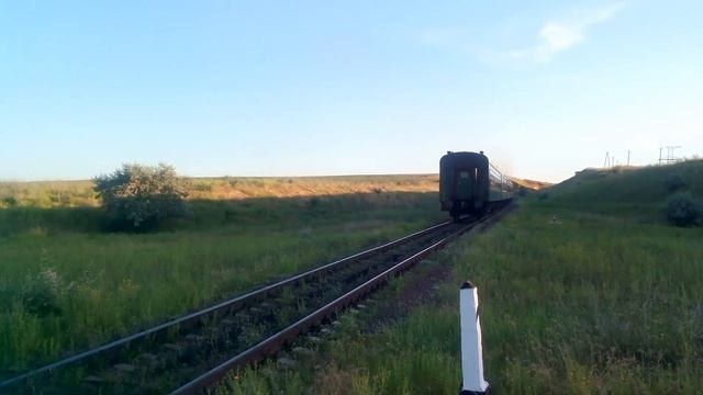 Тепловоз М62-1257 с поездом N6820 Кишинёв - Бессарабка