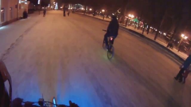 вело покатушки #7 зимние Смоленск 2016 Segment100 01 20 914 00 02 38 258 смотреть онлайн