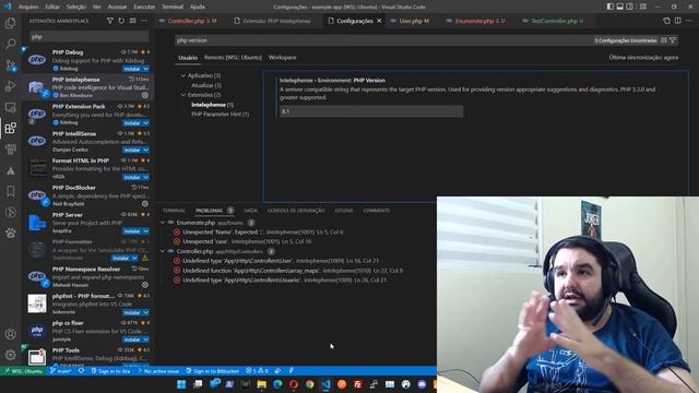 VS Code com PHP | Intelephense ou IntelliSense, melhor extensão para codar | Tutorial e Configuraçã смотреть онлайн