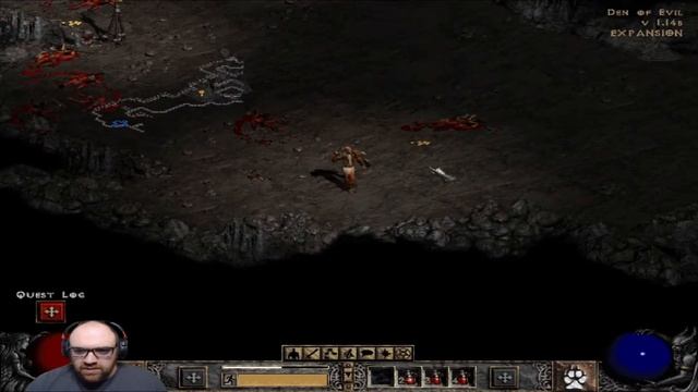 Let’s Play | Diablo 2 | Part 1 | CLEARING THE DEN OF EVIL AND KILLING BLOODRAVEN! смотреть онлайн