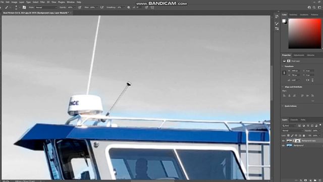 Boat Adobe Photoshop Colour Splash смотреть онлайн