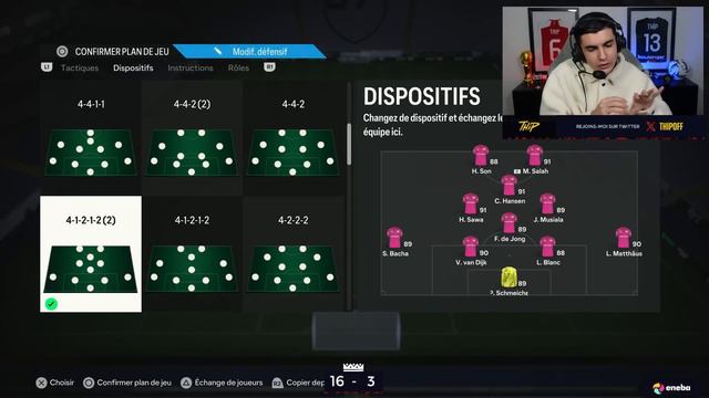 LA MEILLEURE TACTIQUE APRES LA MAJ SUR FC 24 : LE 4-1-2-1-2 (2) !! смотреть онлайн