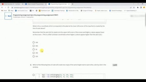 Object Oriented Programming in Java Coursera Answers | Week 2 Answers of Coursera