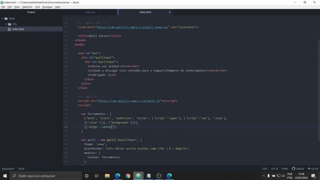 Aula 3 - Personalizando a toolbar do Quill Editor смотреть онлайн