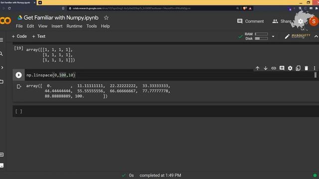 Episode 2- Numpy methods and random module | AI SOCIETY | Sameer Nigam смотреть онлайн