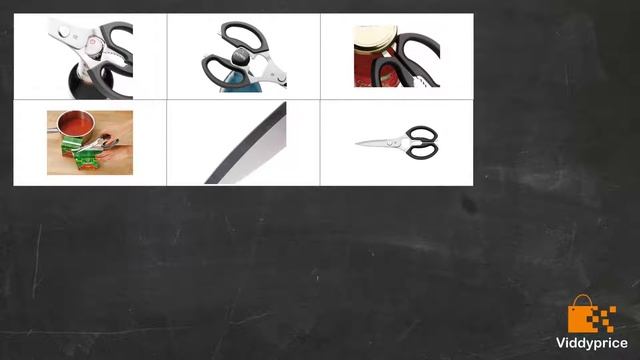 Review WMF Kitchen Scissors and Household Scissors, black, silver, 20 cm [2019] смотреть онлайн