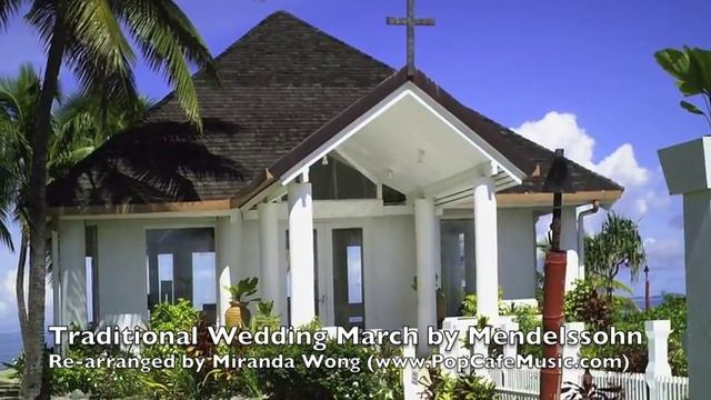 Traditional Wedding March by Mendelssohn - Wedding Music Re-arranged by Miranda Wong смотреть онлайн