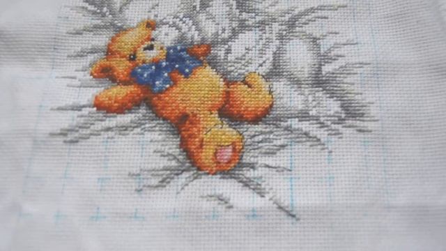 Вышивка крестом: Метрика для мальчика от RTO. Процесс и готовая работа смотреть онлайн