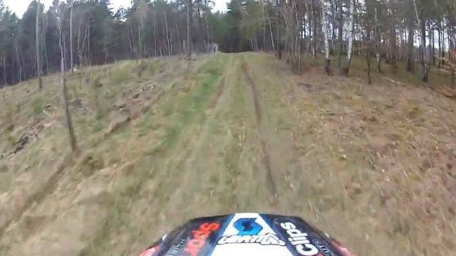 Kawasaki kx 450 F Forest run смотреть онлайн