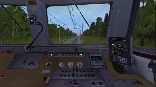 Trainz: ЭР2-1328 рейс №6391 Москва — Малоярославец, 1994 смотреть онлайн