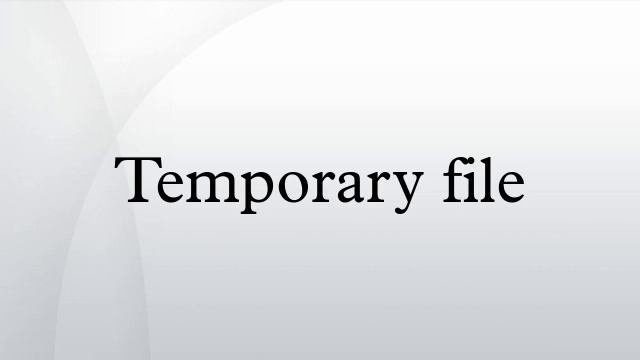 Temporary file смотреть онлайн