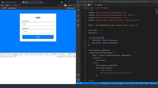 JS Fetch with PHP RESTful API, Login Authentication - #76 смотреть онлайн