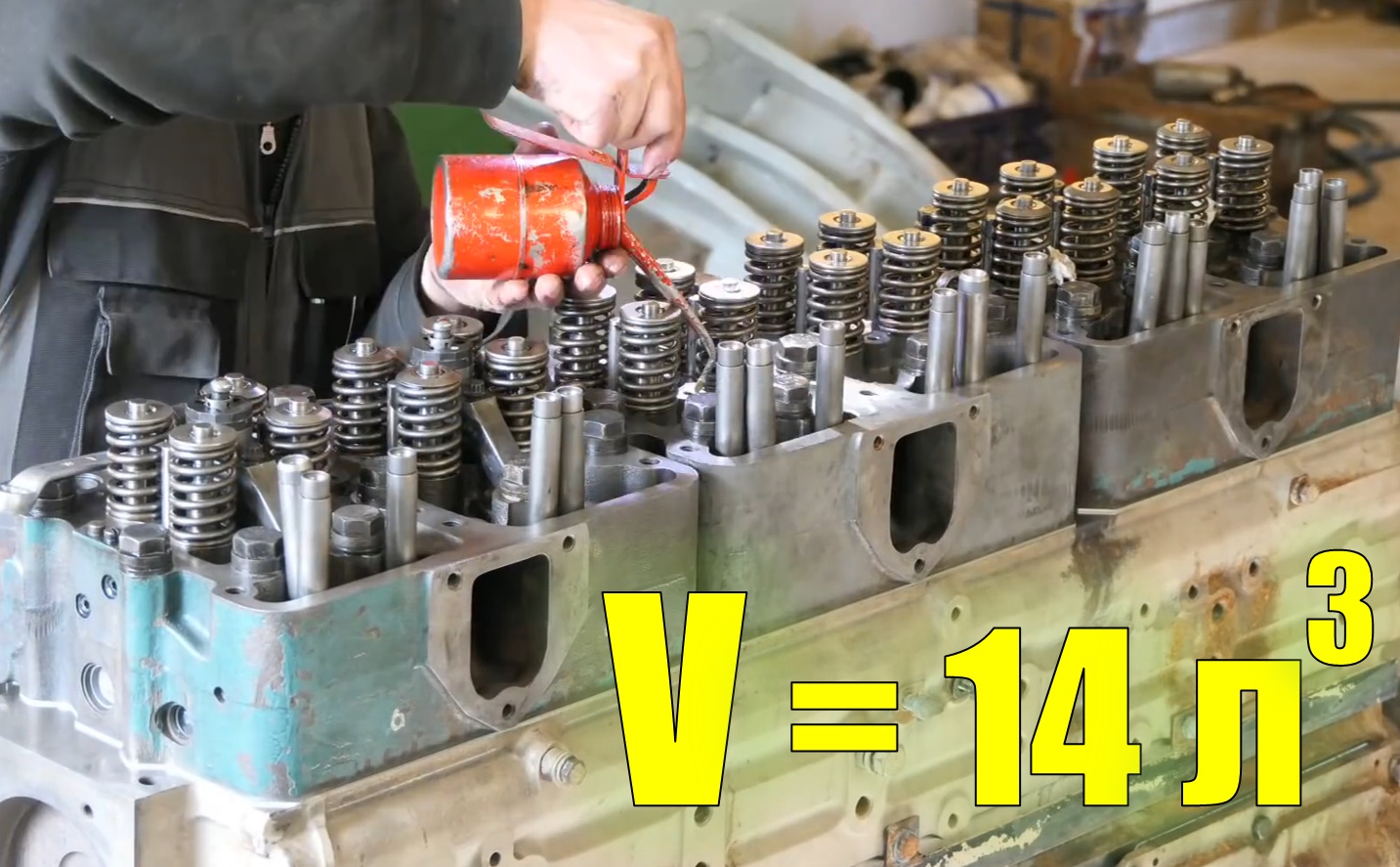 МОЩЬ! Настоящий мед для глаз! Запуск дизеля (14 л., 360 л.с.) после ремонта и восстановления. смотреть онлайн