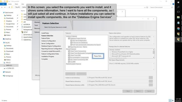 Working with Databases in SSBI environment (SQL Server Express) смотреть онлайн