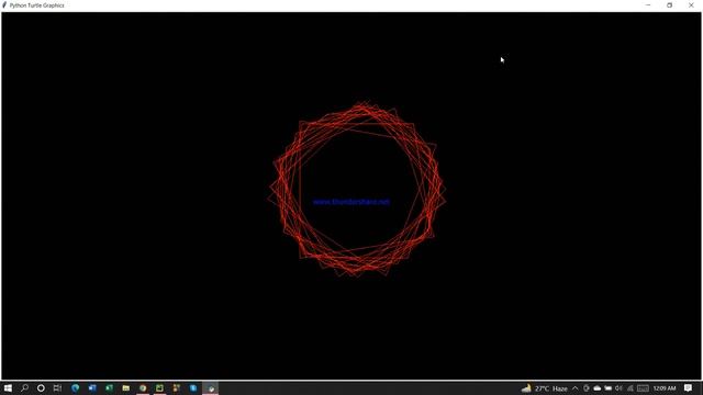 Turtle Python drawing | Turtle Python graphics Create Vibrate Circle using Python turtle in pycharm смотреть онлайн