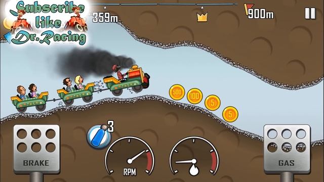 Hill Climb Racing - KIDDIE EXPRESS Full Upgrading in CAVE! Unlimited Coins, Unlimited Gems смотреть онлайн