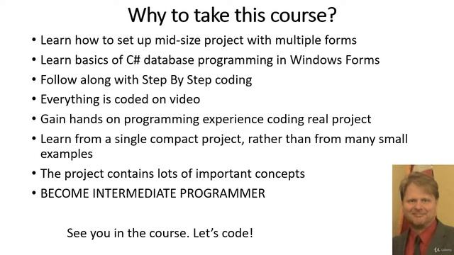 C# with WinForms and SQL Create Database Driven Desktop App - learn Programming Languages смотреть онлайн