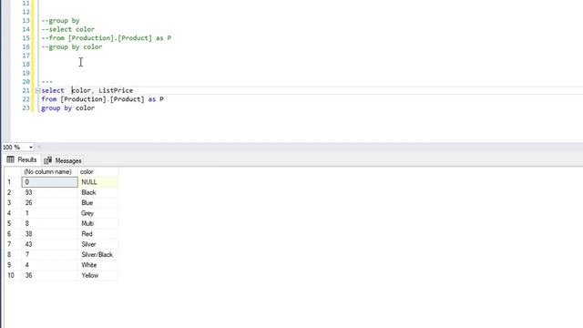 SQL Group By смотреть онлайн
