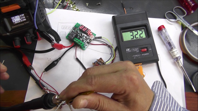 Схема, настройка и подключение к паяльнику термореле W1209