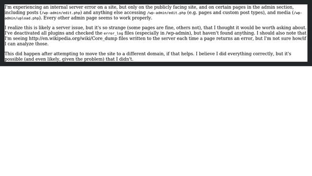 Wordpress: Internal Server Error only on frontend and certain admin pages (2 Solutions!!) смотреть онлайн
