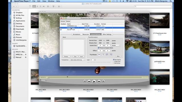 How to rotate the video on QuickTime Player 7 | MicBergsma смотреть онлайн