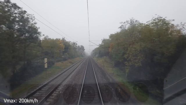 Führerstandsmitfahrt Im Nebel | Frankfurt (M) Hbf➡️Karlsruhe Hbf | ICE 4 | BR 412 | Teil 1