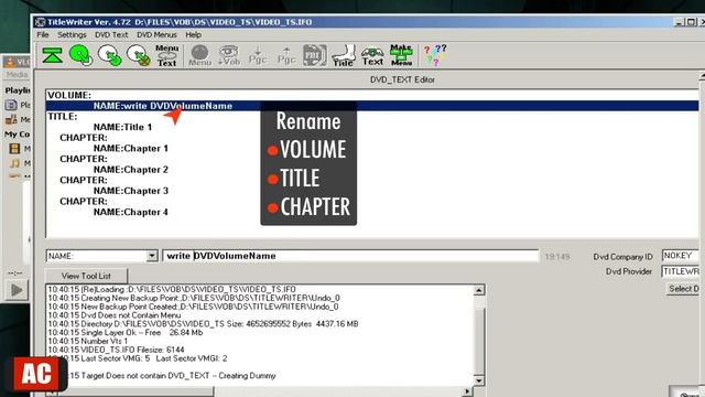 Create DVD Menu from Existing VIDEO_TS folder on Windows-DVD Shrink+TitleWriter смотреть онлайн