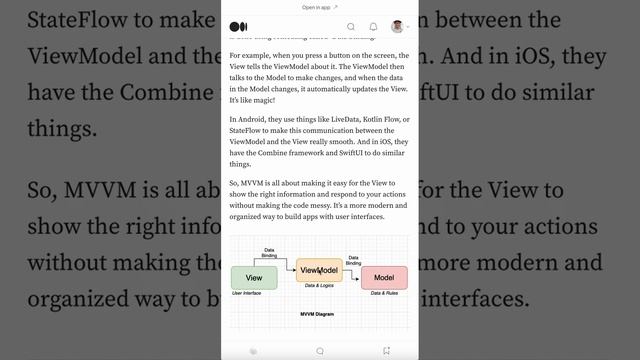 What is MVVM sotware Architecture pattern? смотреть онлайн