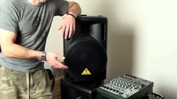 Behringer B215D, B215D Active Speaker & Behringer 1204FX Mixer