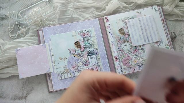 Обзор цветочного альбома из бумаги Mintay papers "Graceful" смотреть онлайн