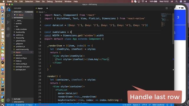 React Native #15: FlatList Grid смотреть онлайн