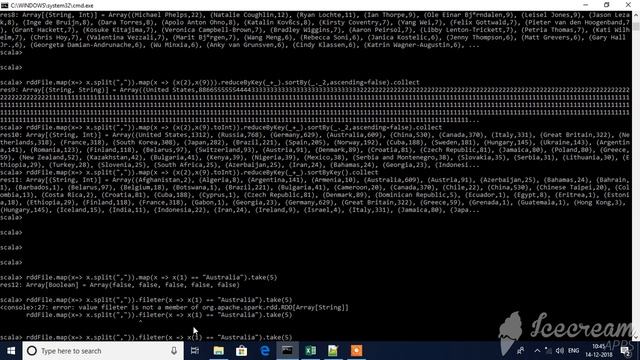 Working with Spark RDD , working with Sample Data - Example3 смотреть онлайн