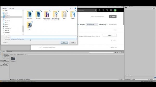 How To Extract Unity Asset Store Packages