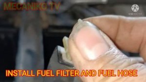 HOW TO REPLACE FUEL FILTER ON TOYOTA FOTUNNER 2TR-FE ENGINE 2014 MODEL.