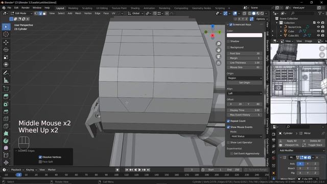 3D модель WALL-E в Blender часть 4/7 смотреть онлайн