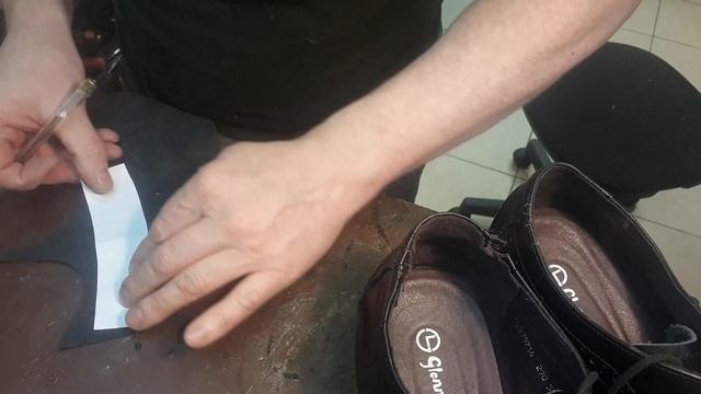 Латка на разрывы. Ремонт ,покрас и реставрация обуви. смотреть онлайн