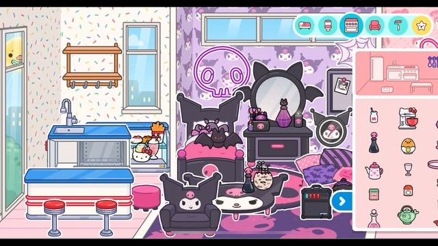 Новоя новогодняя локация в токе и новы пак с мебелью хеллоу китти//Toca Life//Тока Бока//Kitty Toca смотреть онлайн