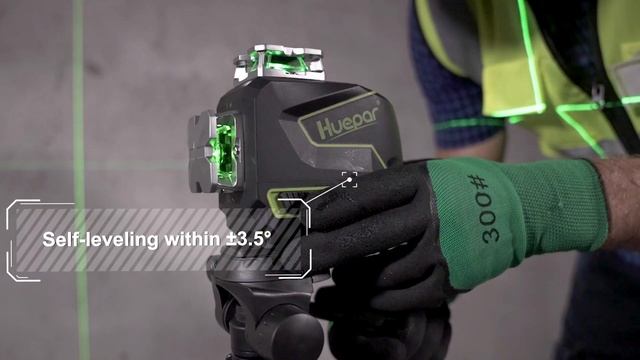 Huepar 3D Self-Leveling Laser Level 360° Horizontal/Vertical Laser Line -Remote Control S03CG смотреть онлайн