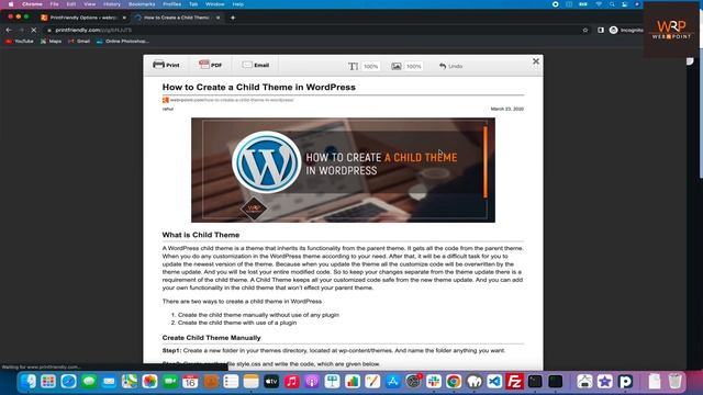How to Convert a Blog Post into a PDF in Hindi | How To Add Print Option on WordPress Blog Posts смотреть онлайн