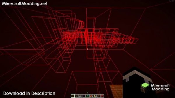 Bounding Block Outline Mod for Minecraft
